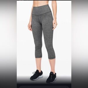 lululemon athletica Heather Gray Crop Pants